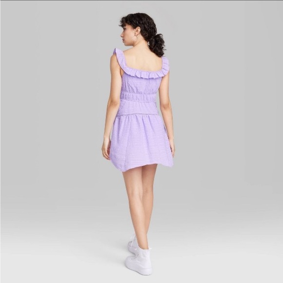 Women’s Ruffle Tiered Dress by Wild Fable in Lavender - Picture 2 of 7